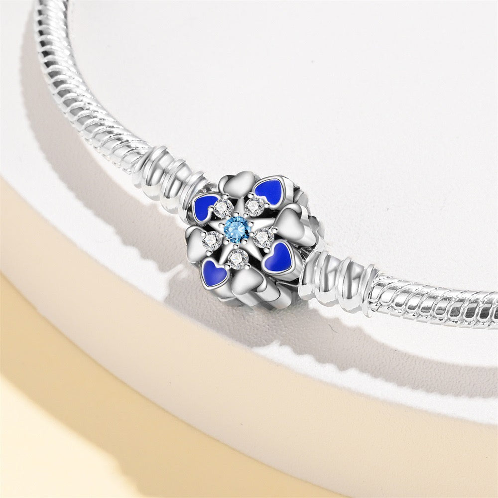 Minimalist Adjustable Chain Bracelet for Charms - Sterling Silver Plated