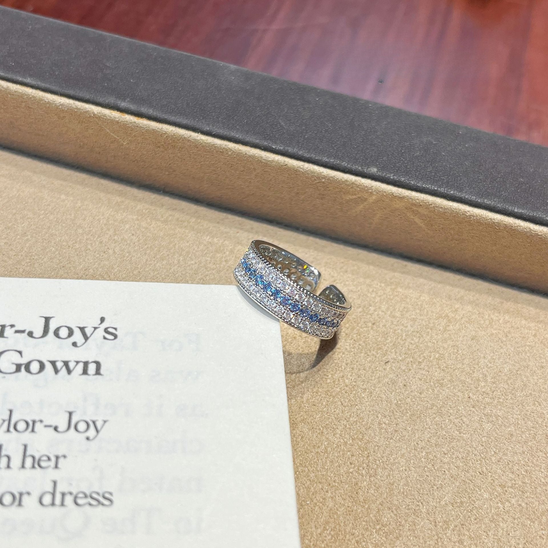 Deep Sea Diamond Set – Full Pavé Ring, Necklace & Bangle