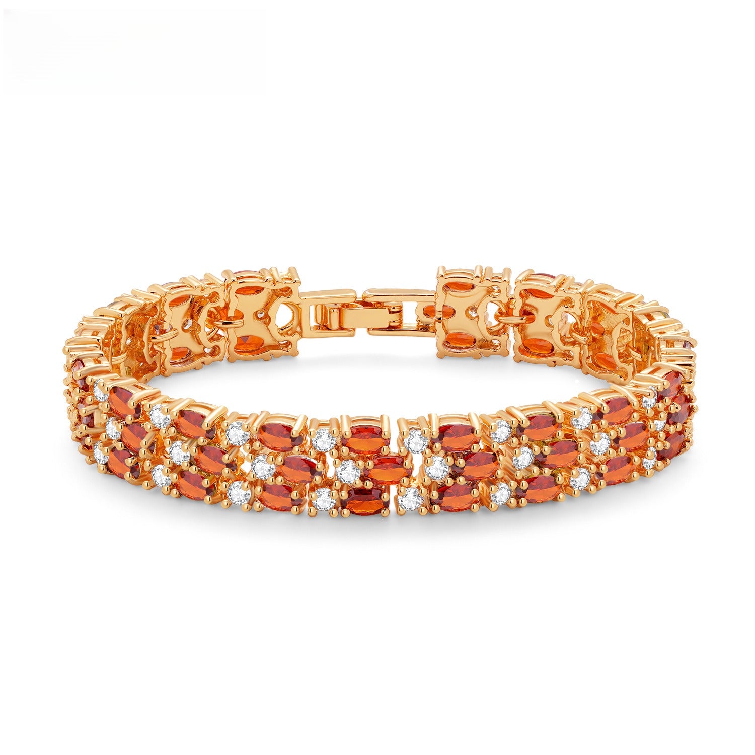 Full Pavé Circle Bracelet – 5 Designs (Gold/Silver)