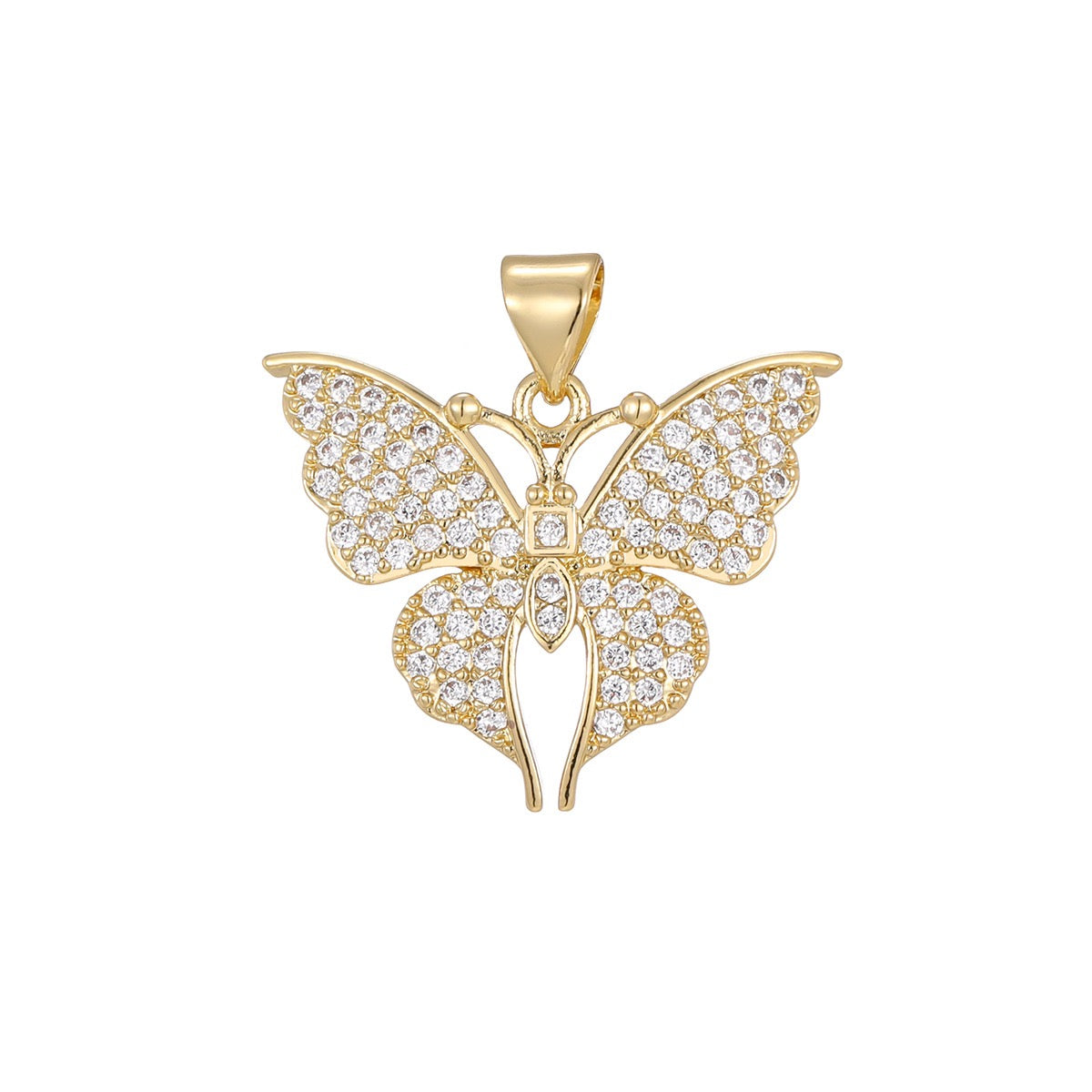 Everyday Butterfly Necklace - Petite 2cm Butterfly Pendant | Dual Color & Design Collection for Women