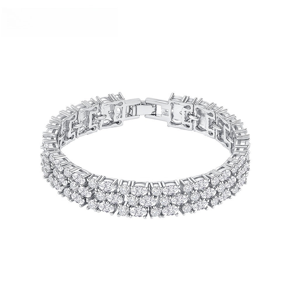 Full Pavé Circle Bracelet – 5 Designs (Gold/Silver)