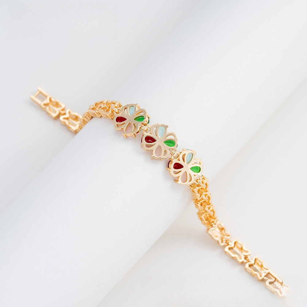 Colorful Flower Bracelets – 6 Designs, Low Stock
