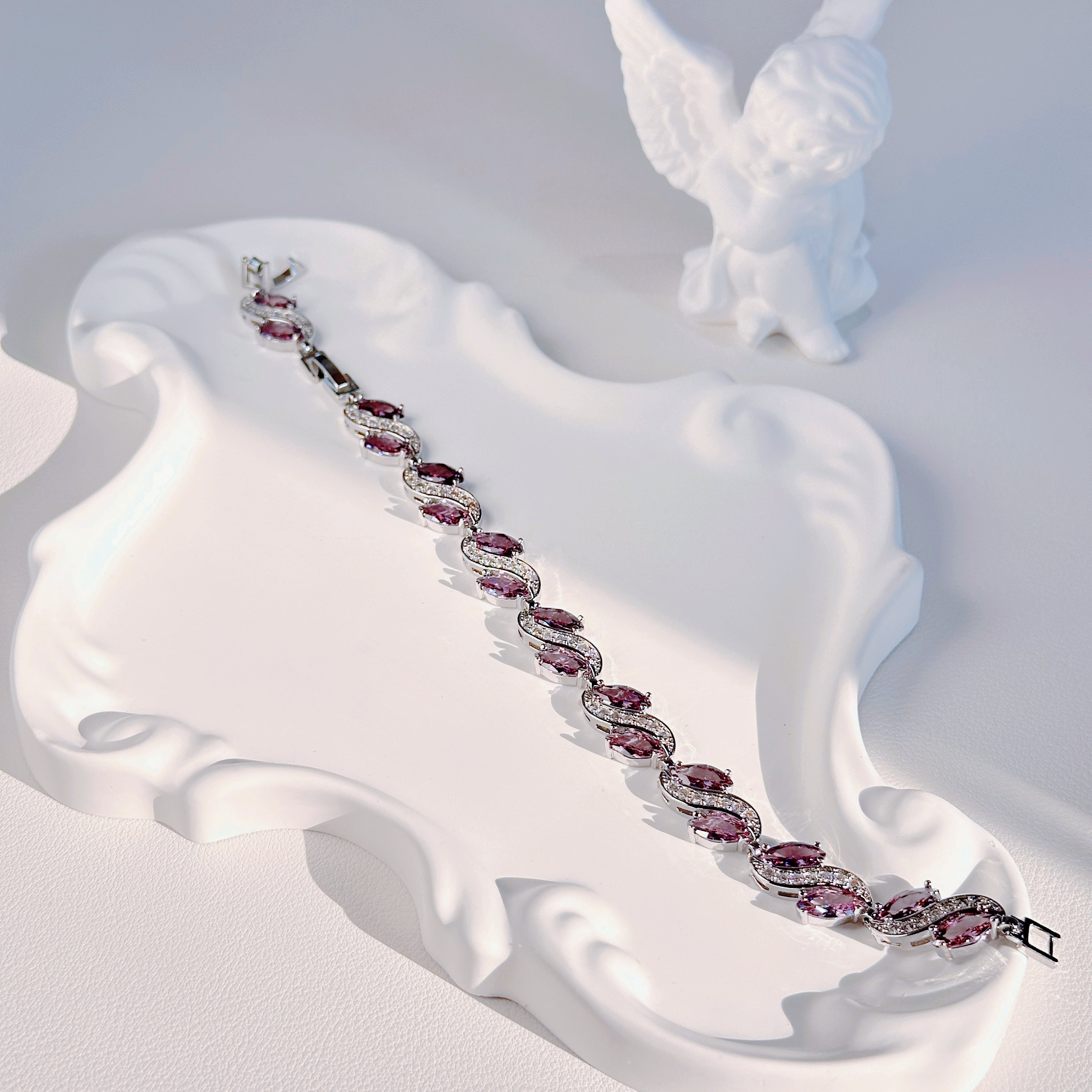 Everyday Sparkle Bracelet - Dainty Zirconia Chain Bracelet for Women | Minimalist Jewelry