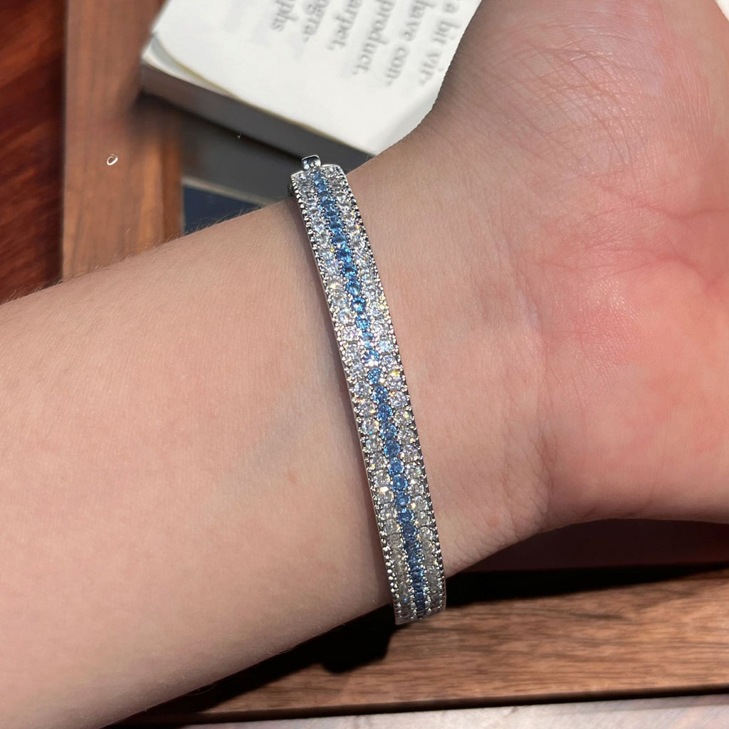 Deep Sea Diamond Set – Full Pavé Ring, Necklace & Bangle