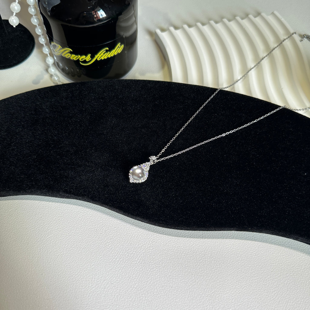 3-Piece Albite Jade Suite - Open Ring, Stud Earrings & Pendant Necklace | Complete Luxury Set - Pale Luna Jewelry