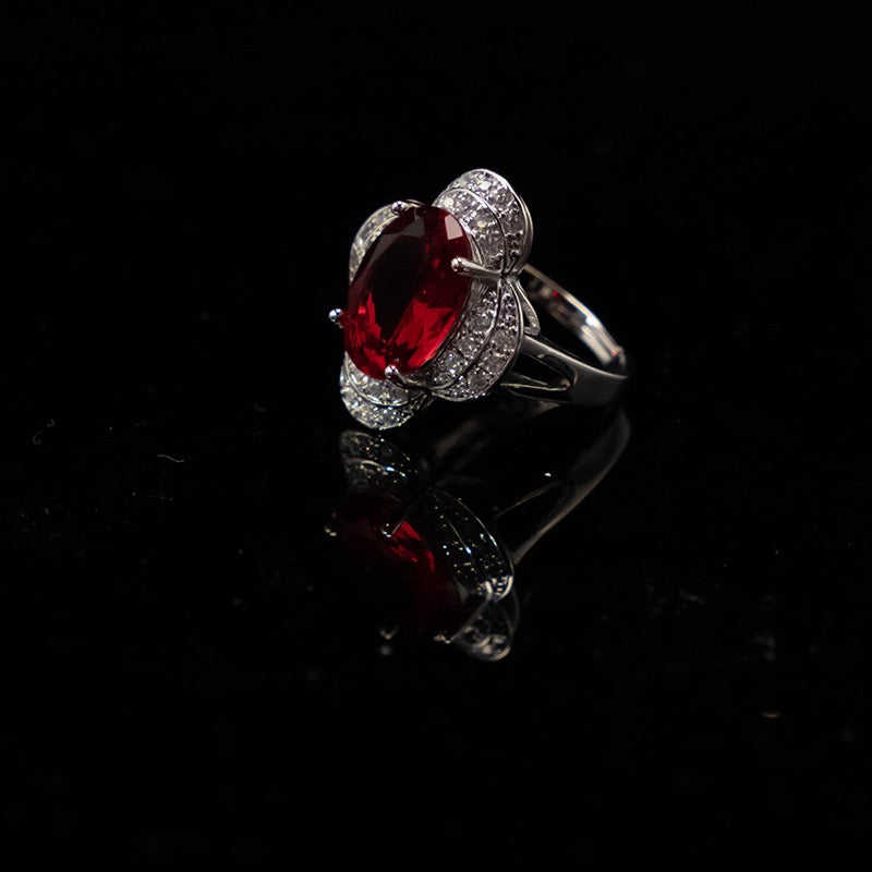 Pale Luna Lumina Trio: Everlasting Zircon Necklace, Ring & Earring Set