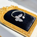 Luxury Pearl Butterfly Bracelet | Exquisite Gemstone & Pearl Design | Gold/Silver