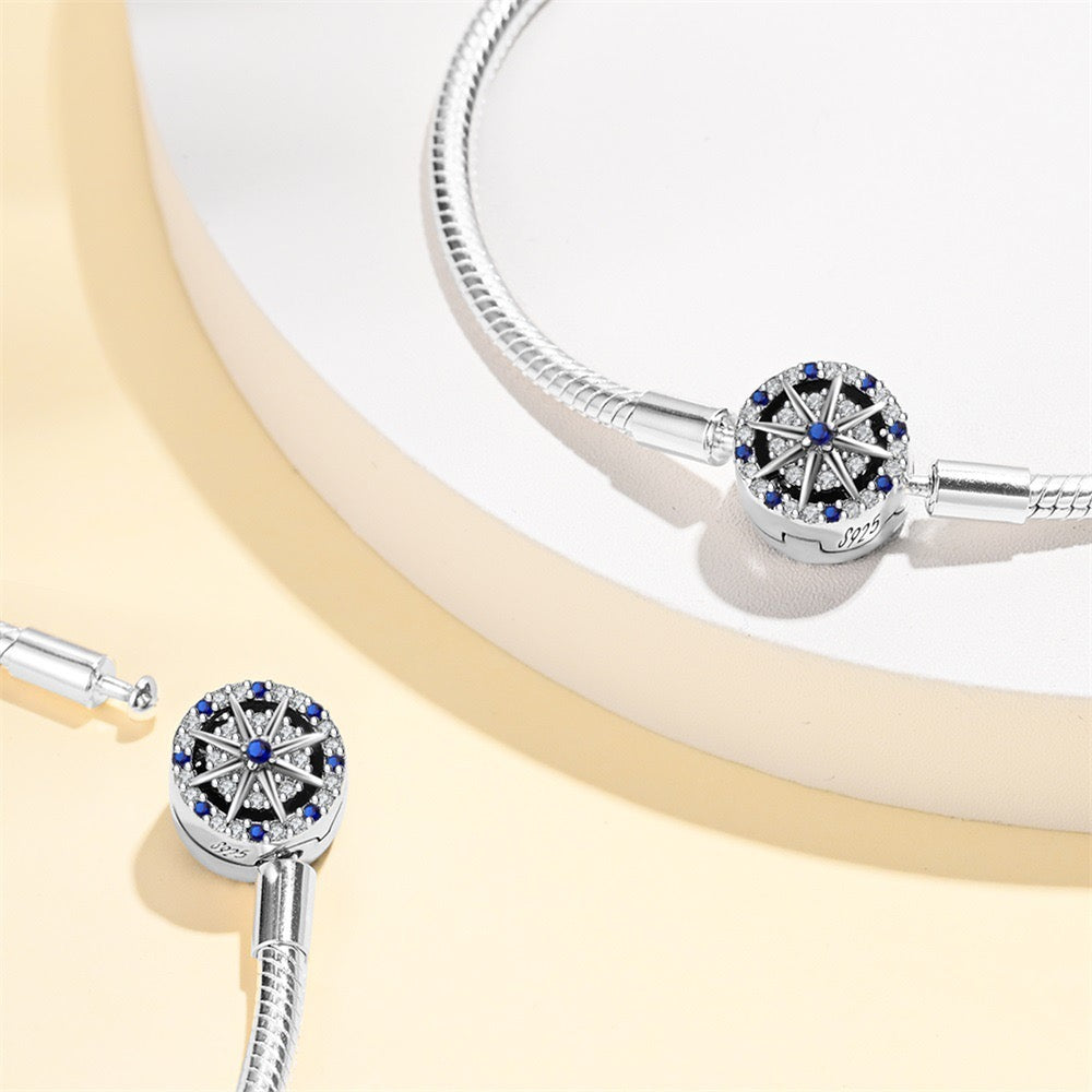 Minimalist Adjustable Chain Bracelet for Charms - Sterling Silver Plated