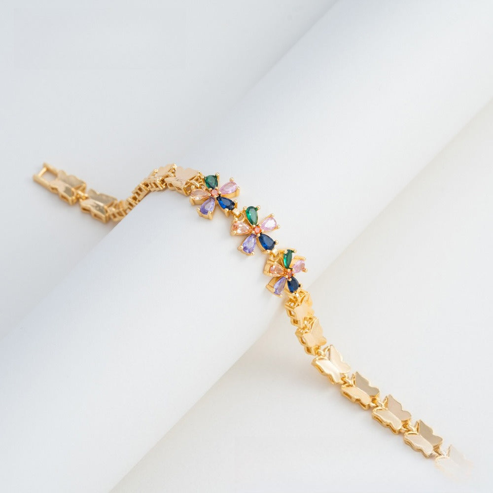 Colorful Flower Bracelets – 6 Designs, Low Stock