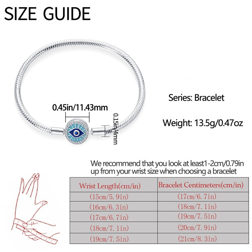 Minimalist Adjustable Chain Bracelet for Charms - Sterling Silver Plated