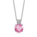 Deep Pink High Carbon Diamond Millennium Rose Cut Set | Octagon Ring Earrings Pendant Trio