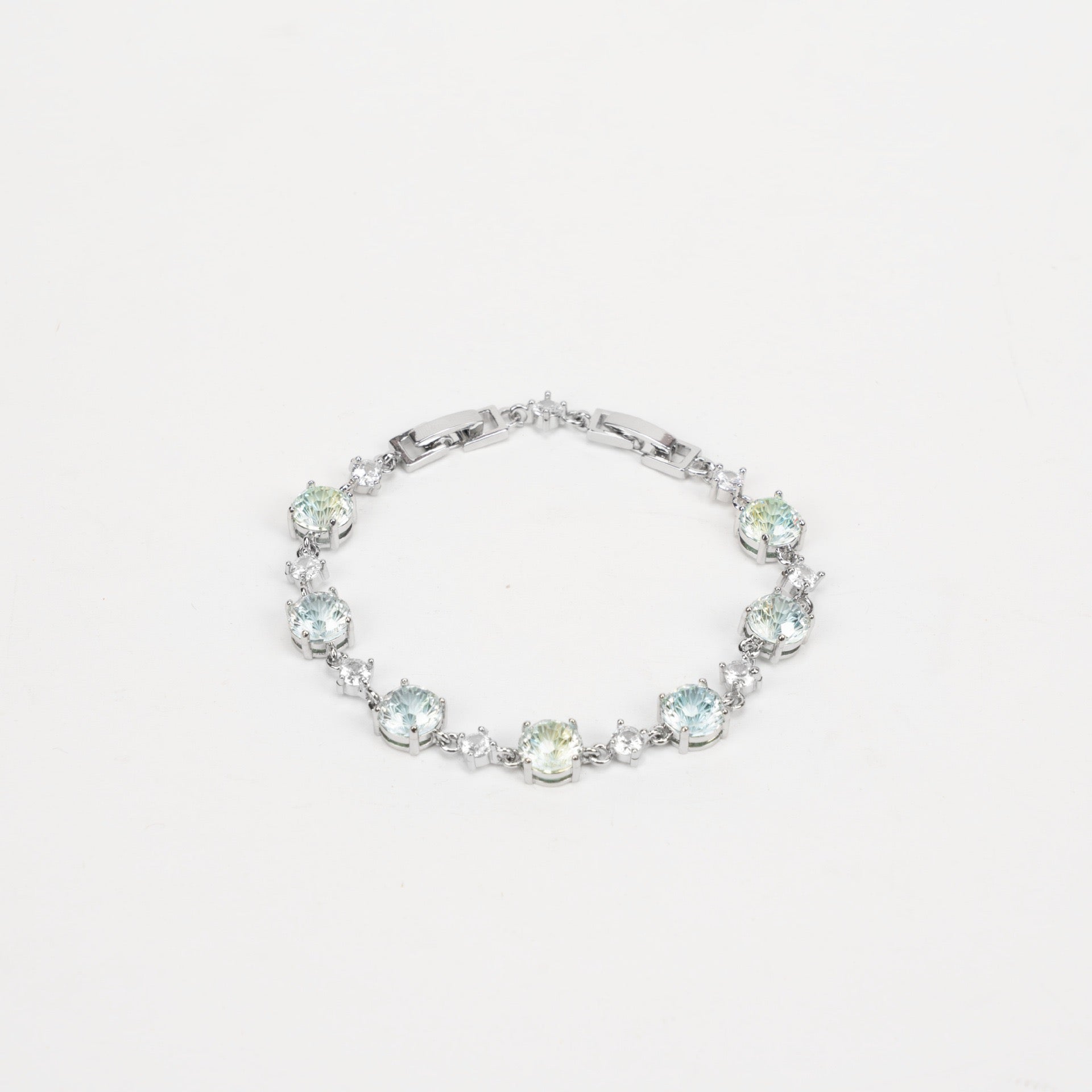 4 Single Color & Rainbow Firework Sparkle Tungsten Carbide Zirconia Tennis Bracelet