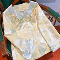 Embroidered Kimono Cardigan – New Chinese Style, Plus Size 4XL