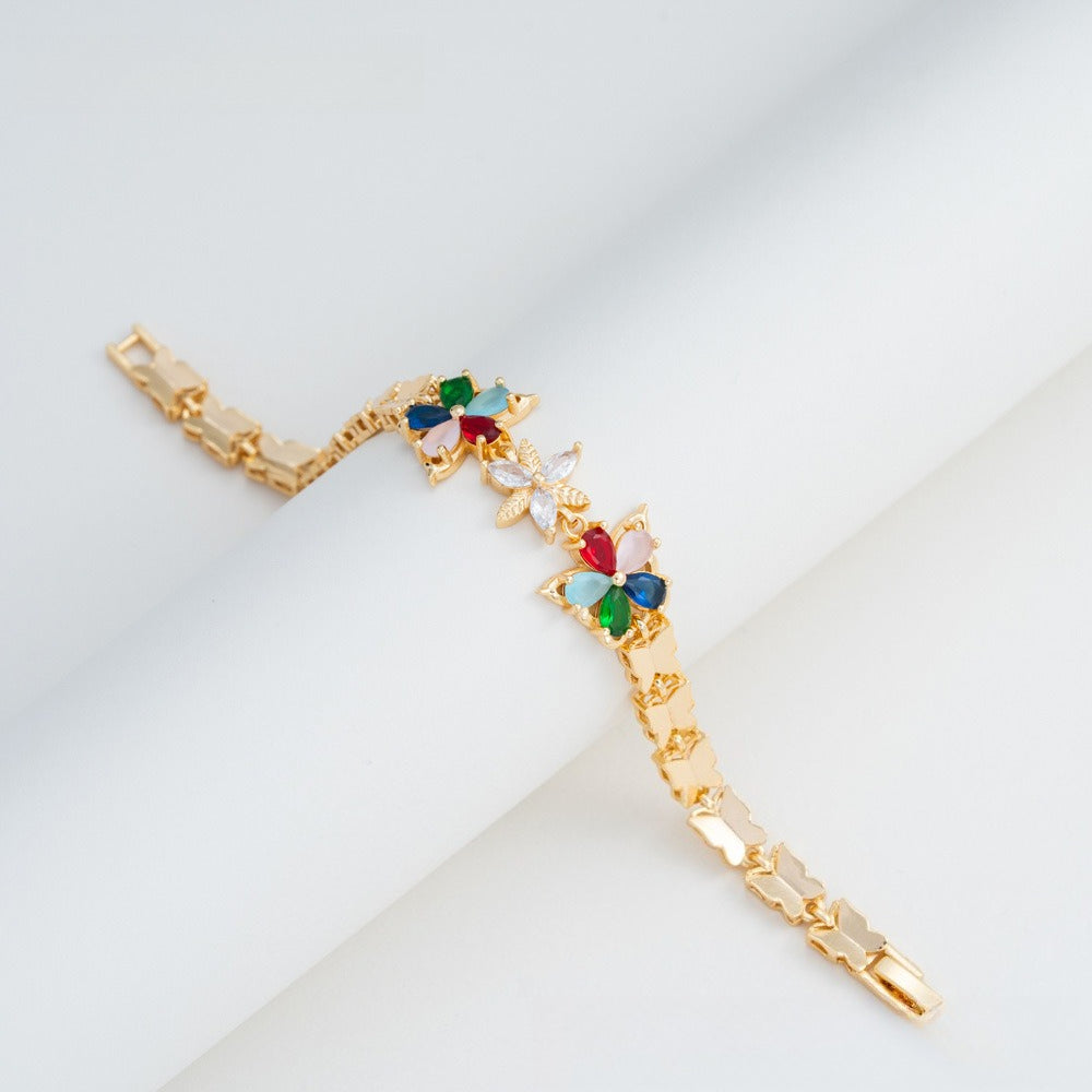 Colorful Flower Bracelets – 6 Designs, Low Stock