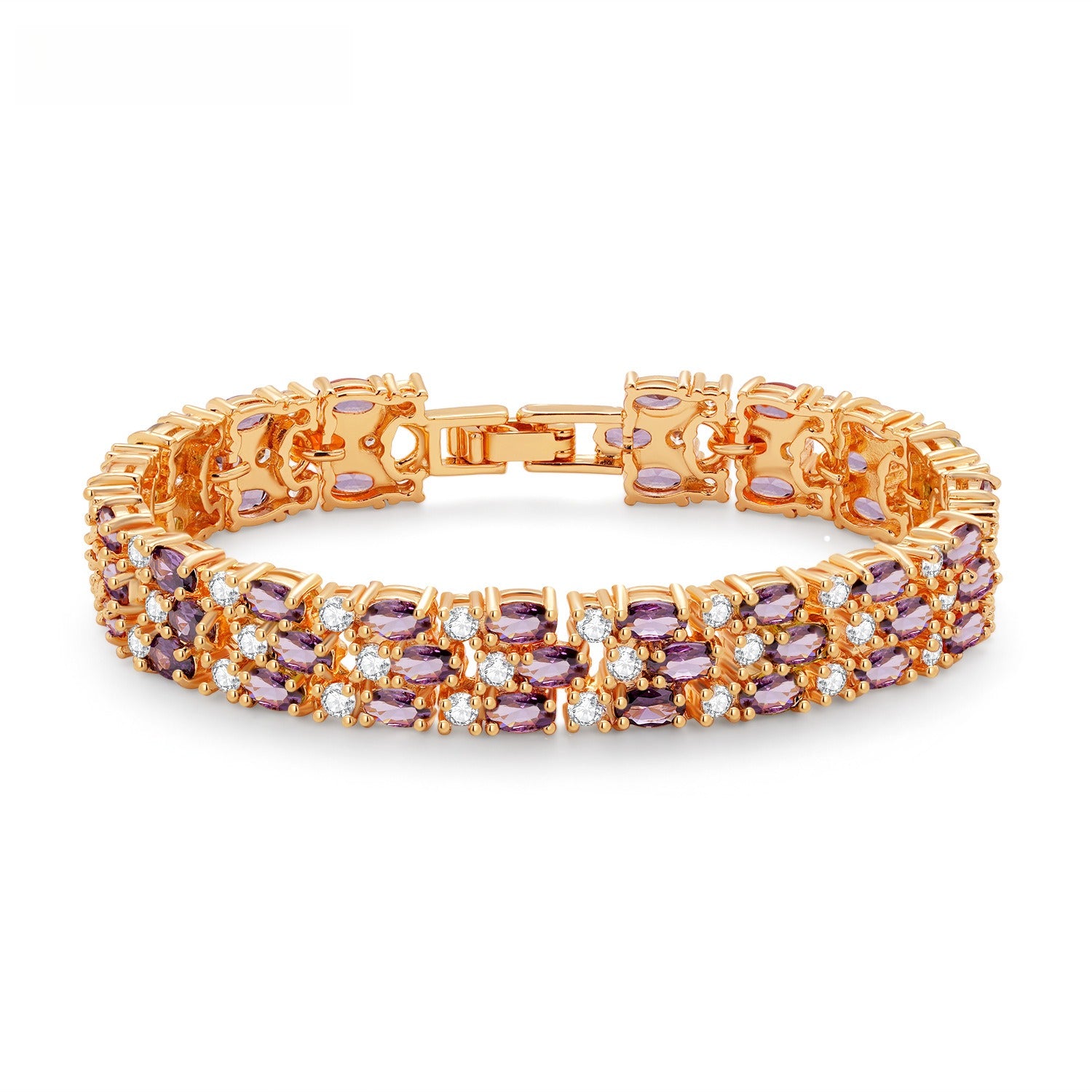 Full Pavé Circle Bracelet – 5 Designs (Gold/Silver)