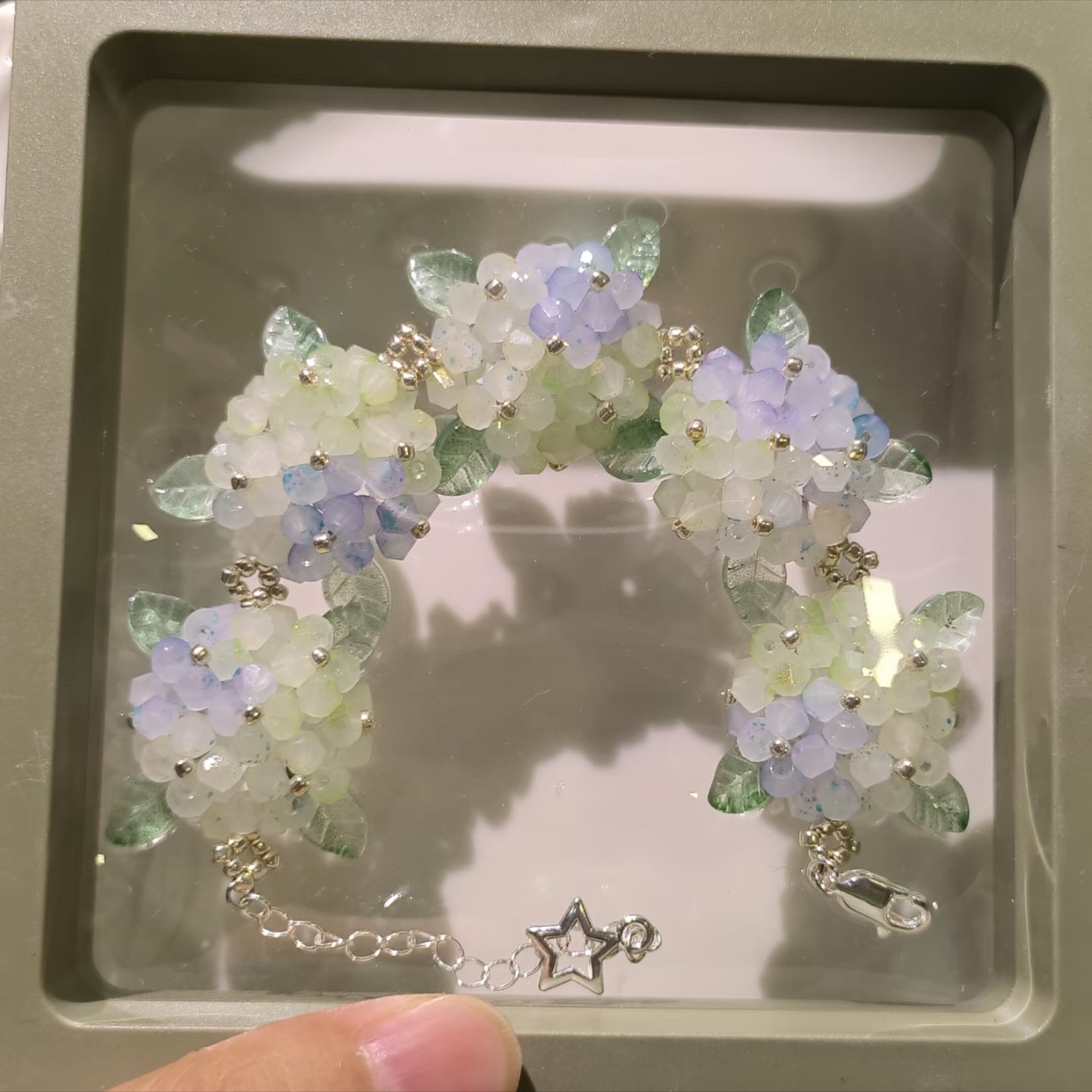 Endless Summer Hydrangea Bracelet – DIY Kit or Finished | 24 Floral Colors