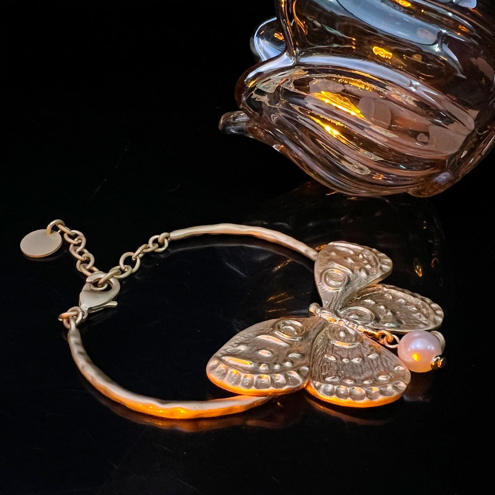 Butterfly Collection – Earrings, Necklace, Bracelet, Ring, Hair Clip (24k Gold)