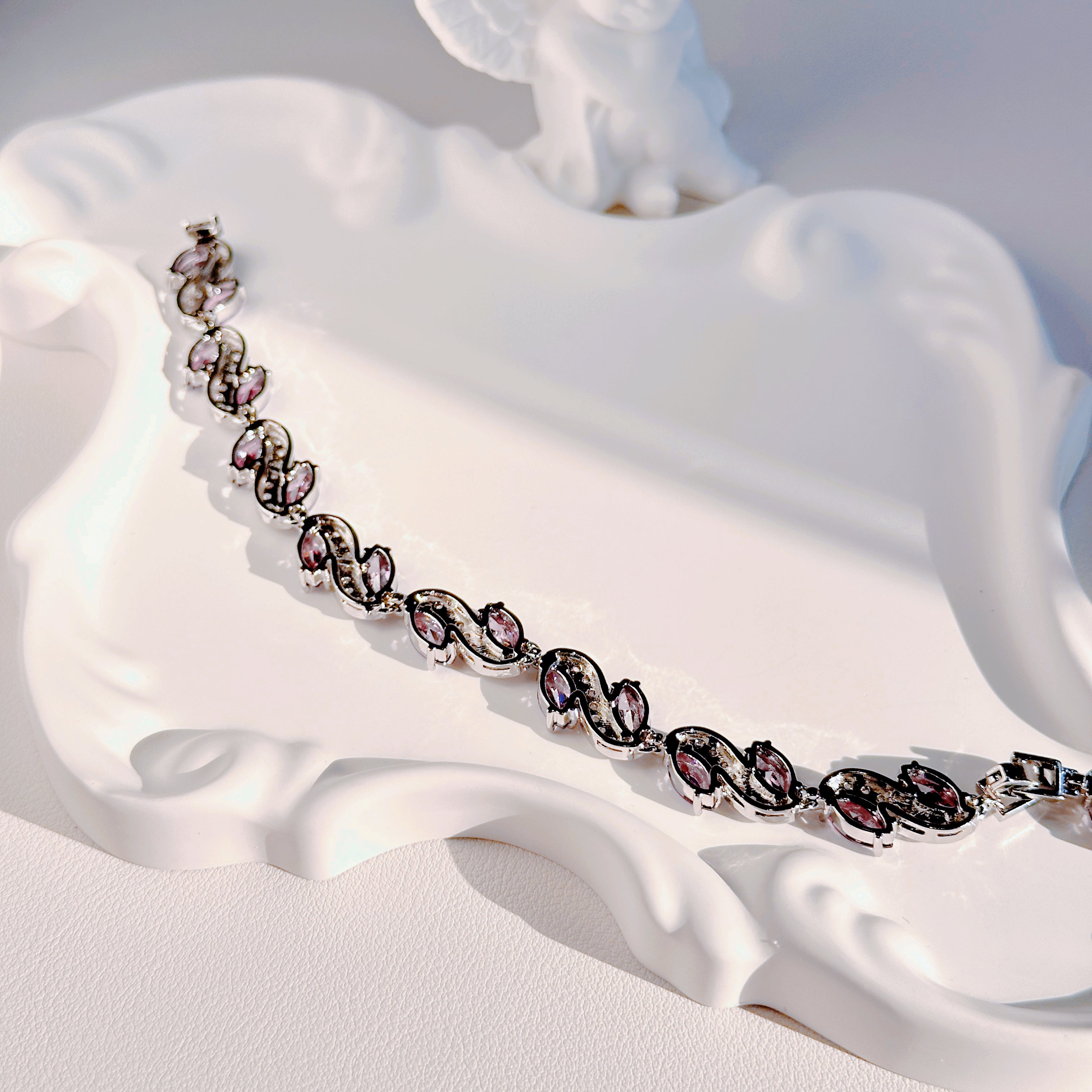 Everyday Sparkle Bracelet - Dainty Zirconia Chain Bracelet for Women | Minimalist Jewelry