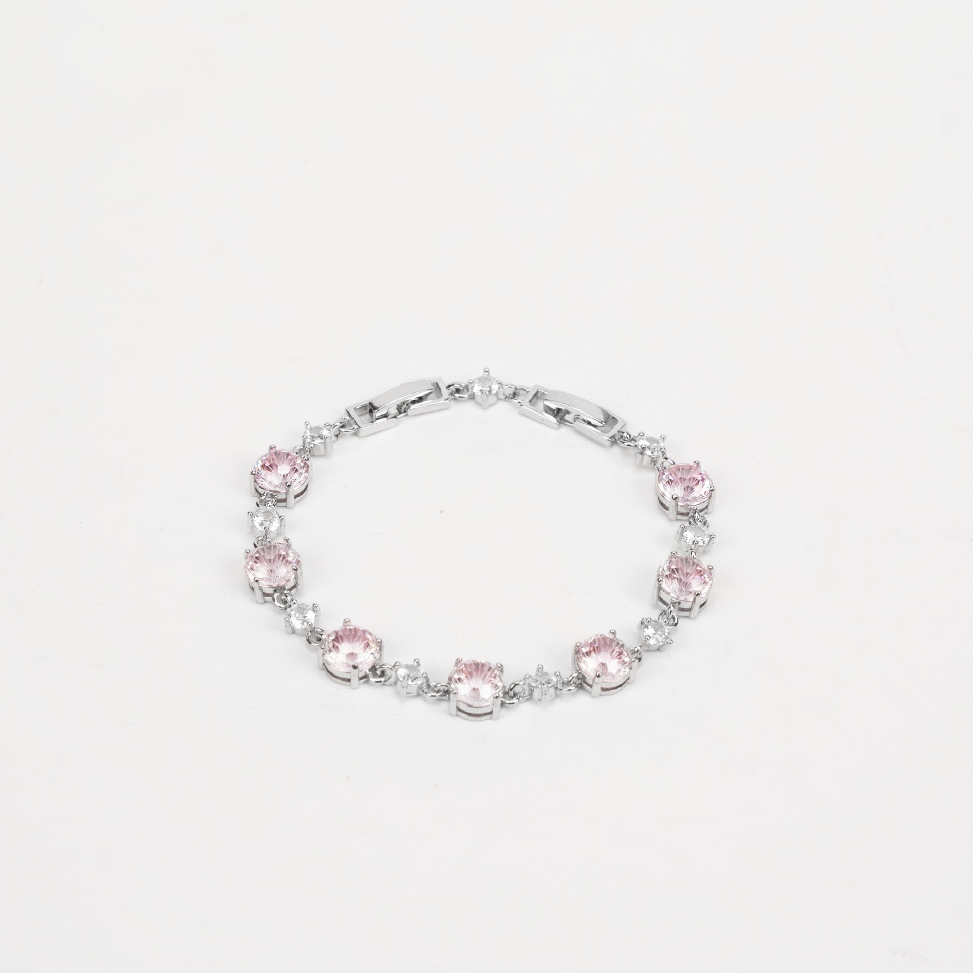 4 Single Color & Rainbow Firework Sparkle Tungsten Carbide Zirconia Tennis Bracelet