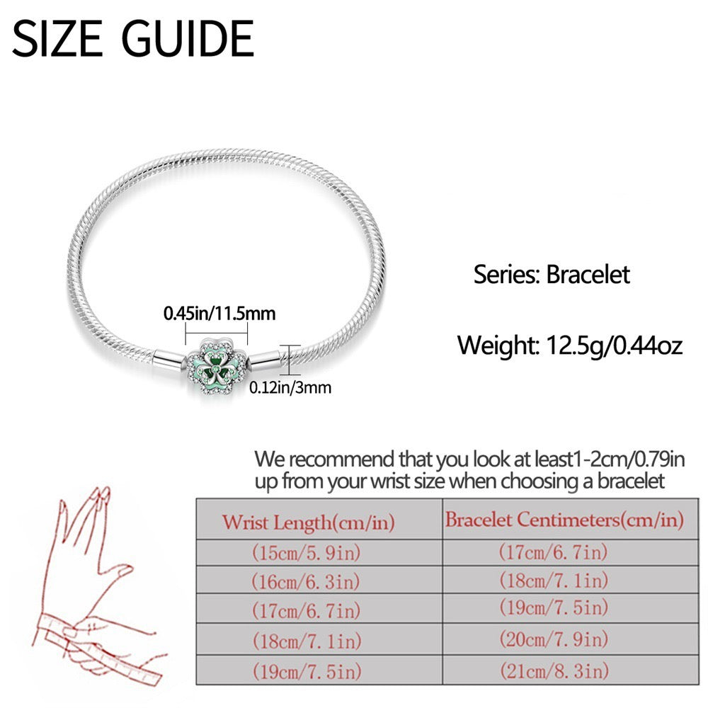 Minimalist Adjustable Chain Bracelet for Charms - Sterling Silver Plated