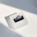 Love and Deep Space Snowflake Ring – Open Band Ring Inspired by Li She