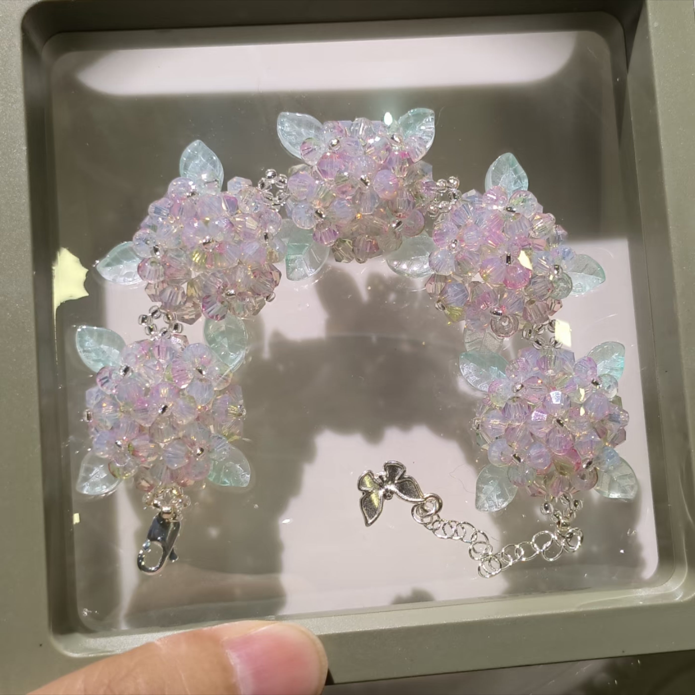 Endless Summer Hydrangea Bracelet – DIY Kit or Finished | 24 Floral Colors