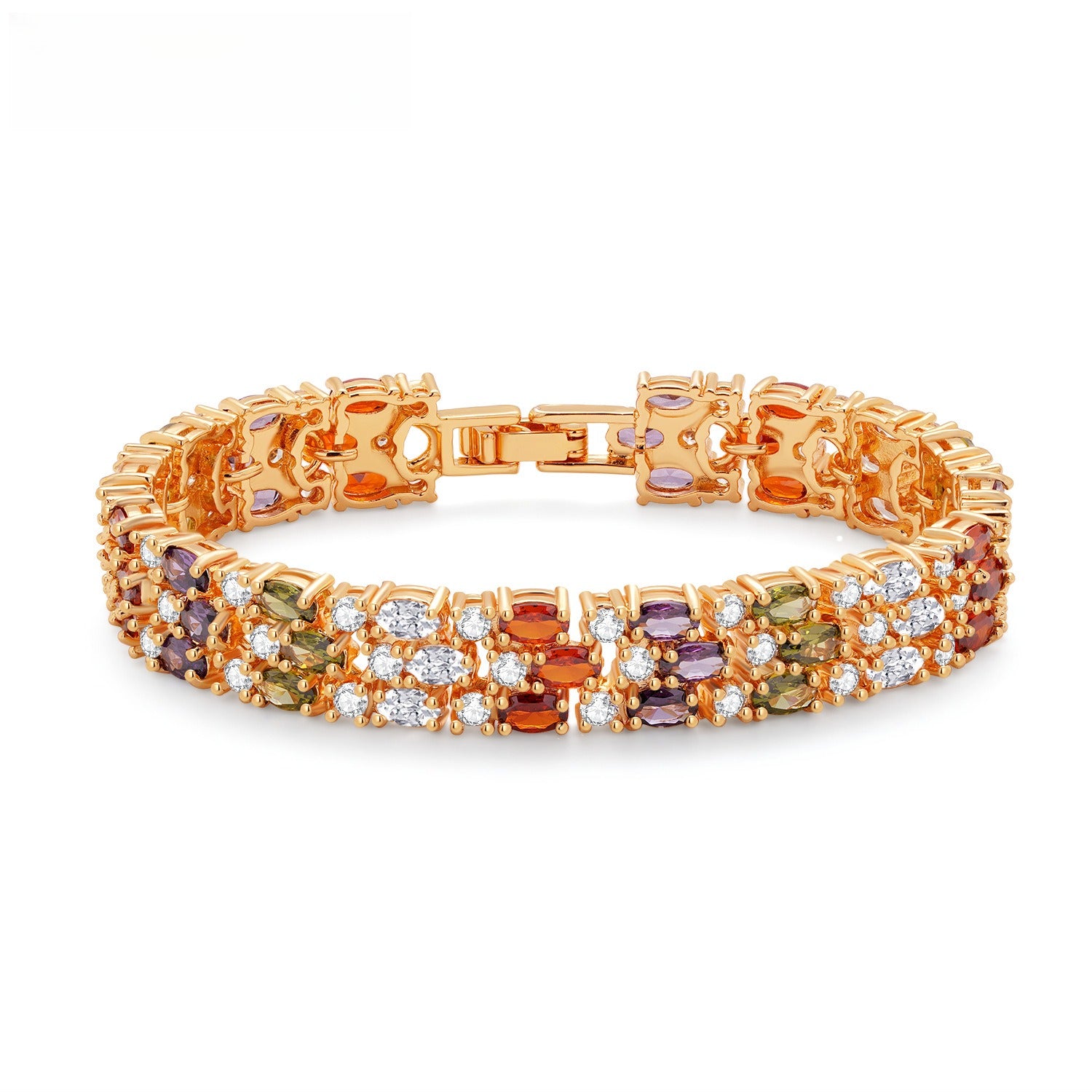 Full Pavé Circle Bracelet – 5 Designs (Gold/Silver)