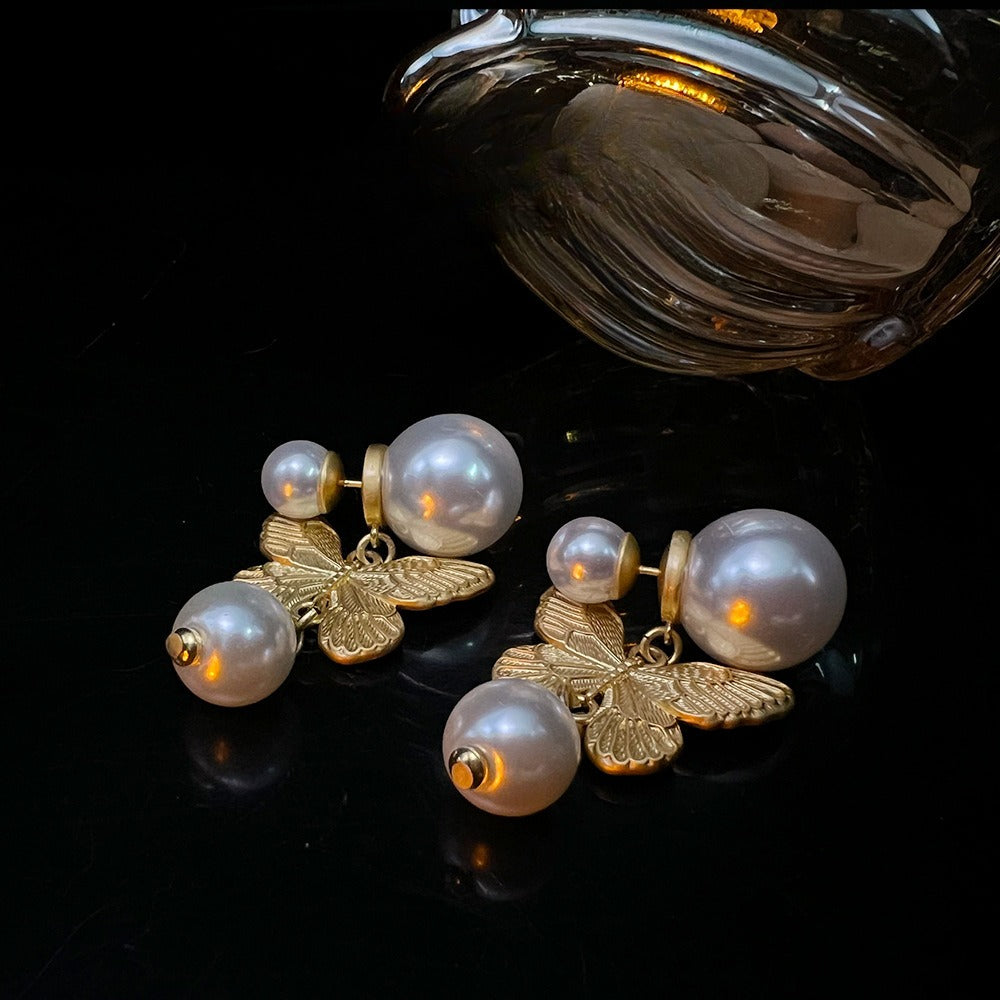 Butterfly Collection – Earrings, Necklace, Bracelet, Ring, Hair Clip (24k Gold)