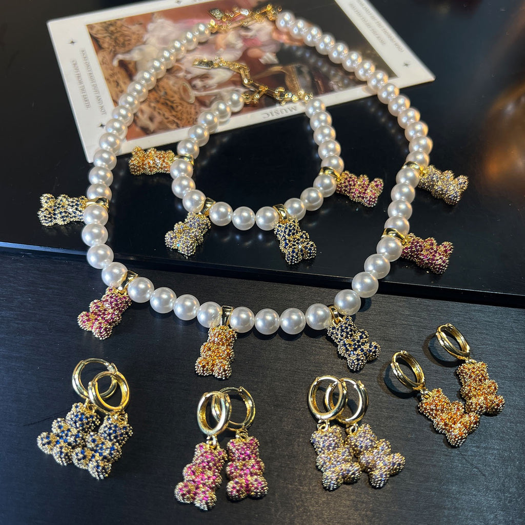 Pale Luna Marrakech Cub Collection: Micro-Pavé Zircon & Gold-Plated Jewelry