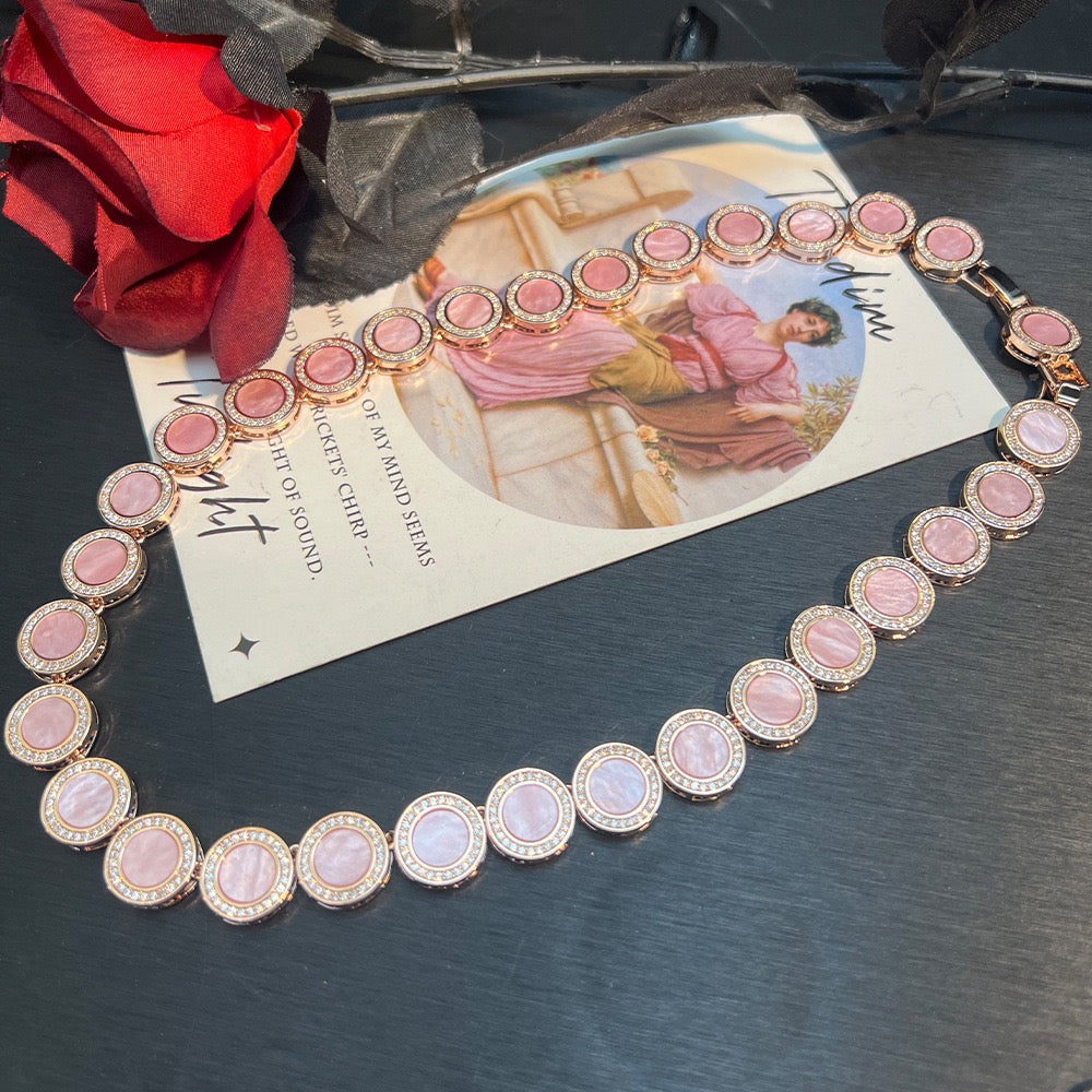 Modern Celestial Jewelry Set - Sphere & Orbit Necklace, Bracelet, Earrings