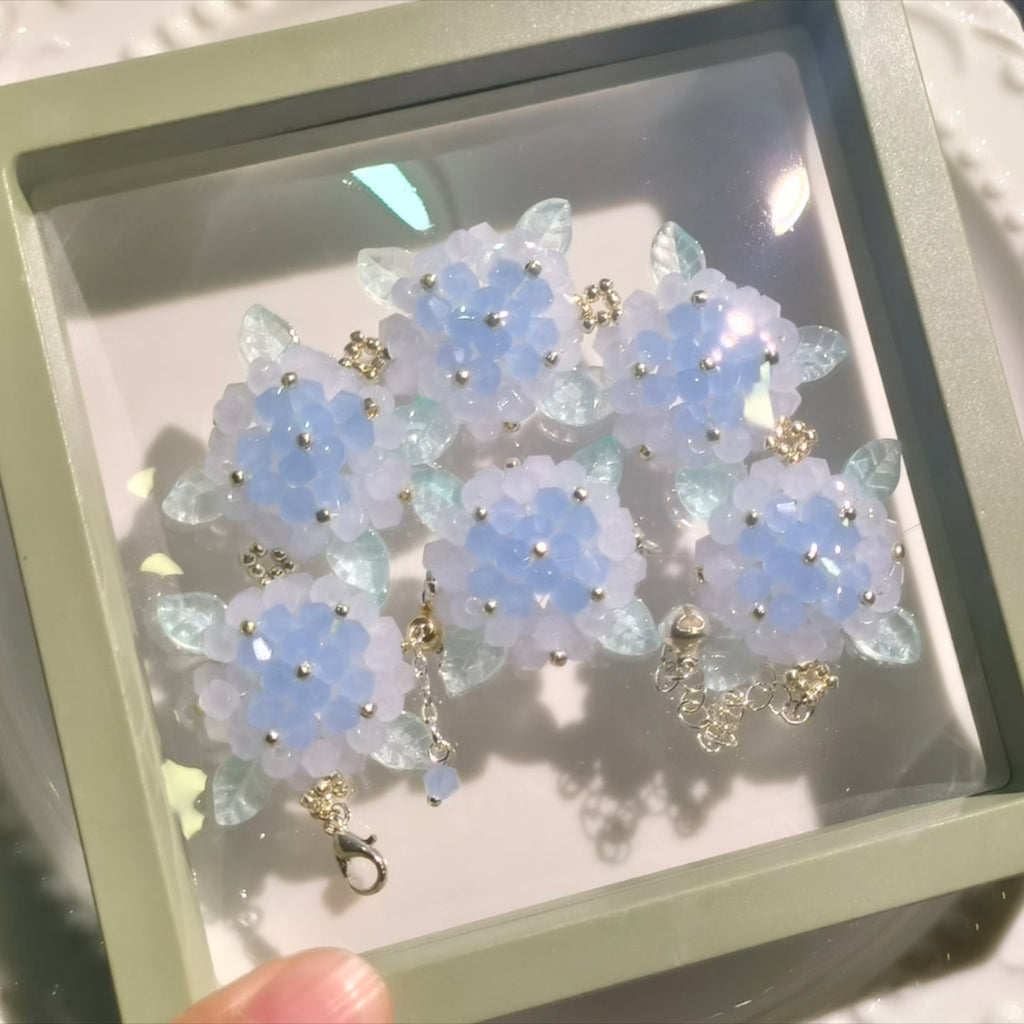 Endless Summer Hydrangea Bracelet – DIY Kit or Finished | 24 Floral Colors