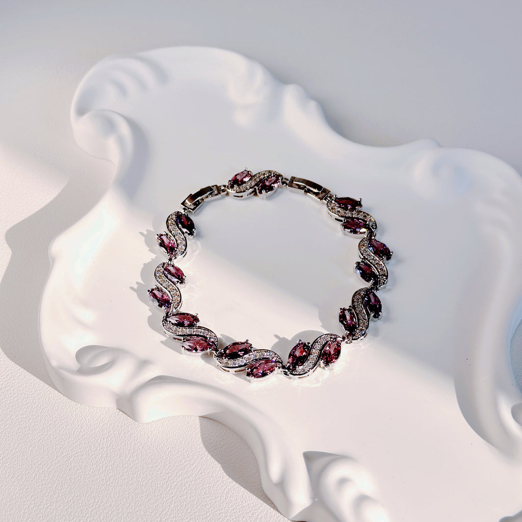 Everyday Sparkle Bracelet - Dainty Zirconia Chain Bracelet for Women | Minimalist Jewelry