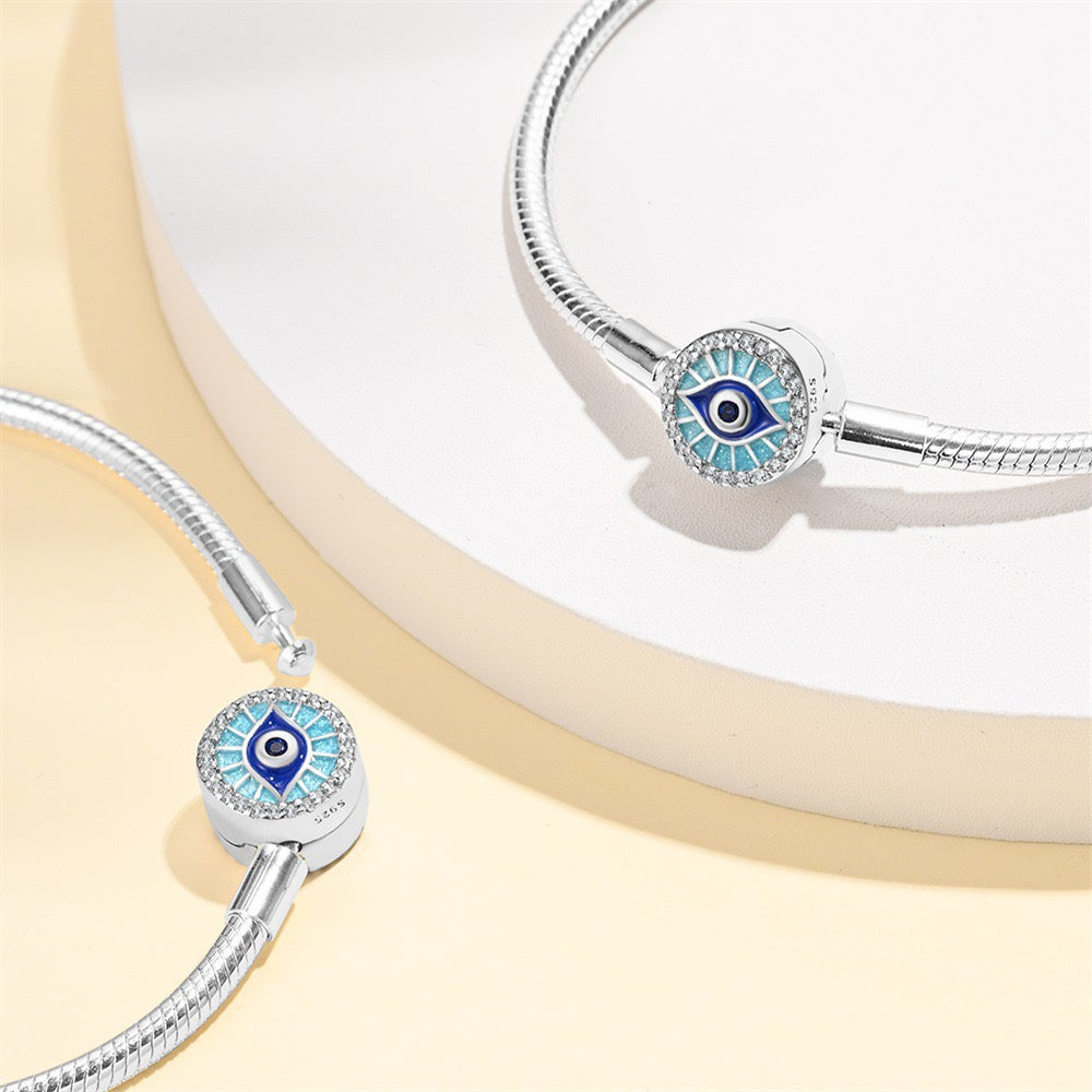 Minimalist Adjustable Chain Bracelet for Charms - Sterling Silver Plated