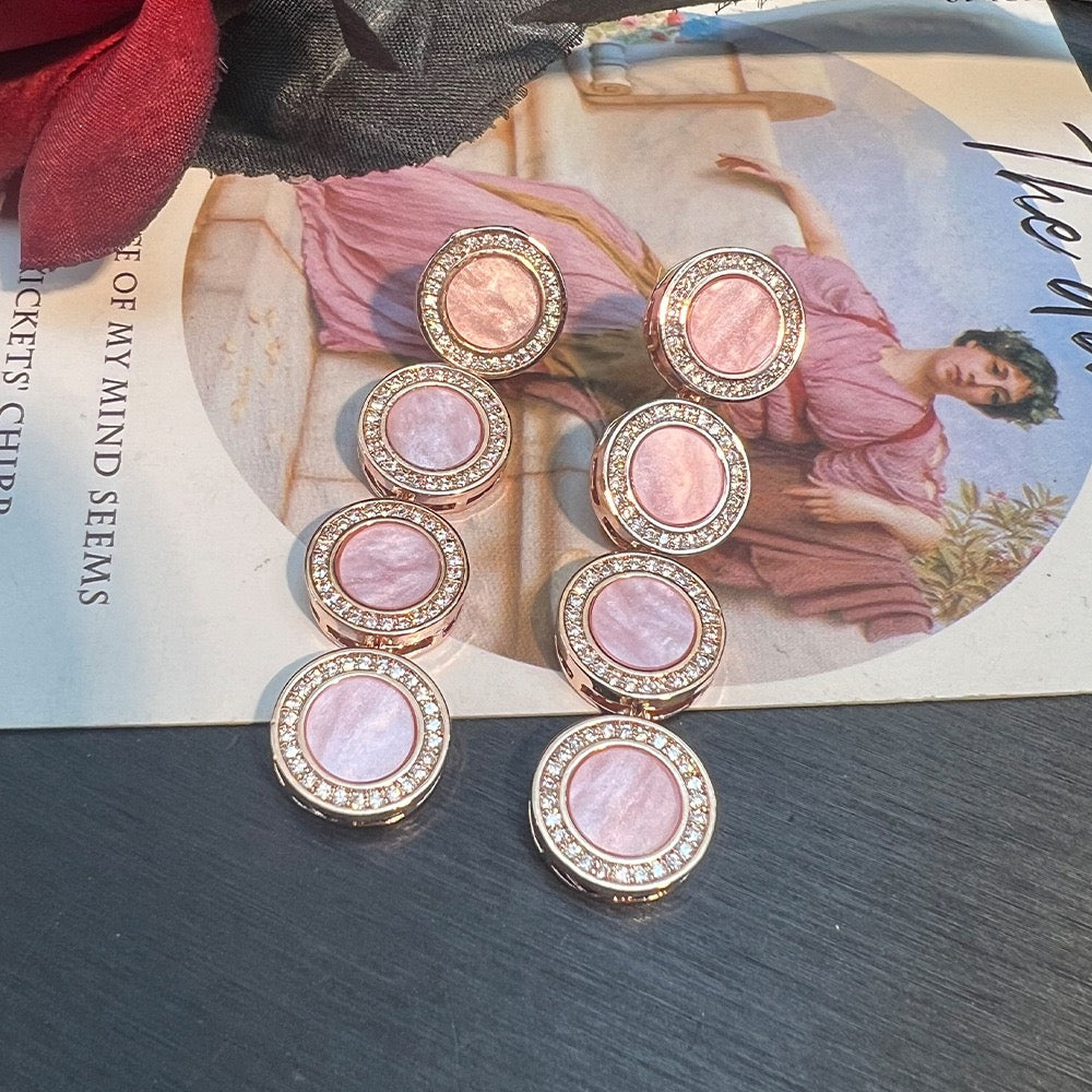 Modern Celestial Jewelry Set - Sphere & Orbit Necklace, Bracelet, Earrings