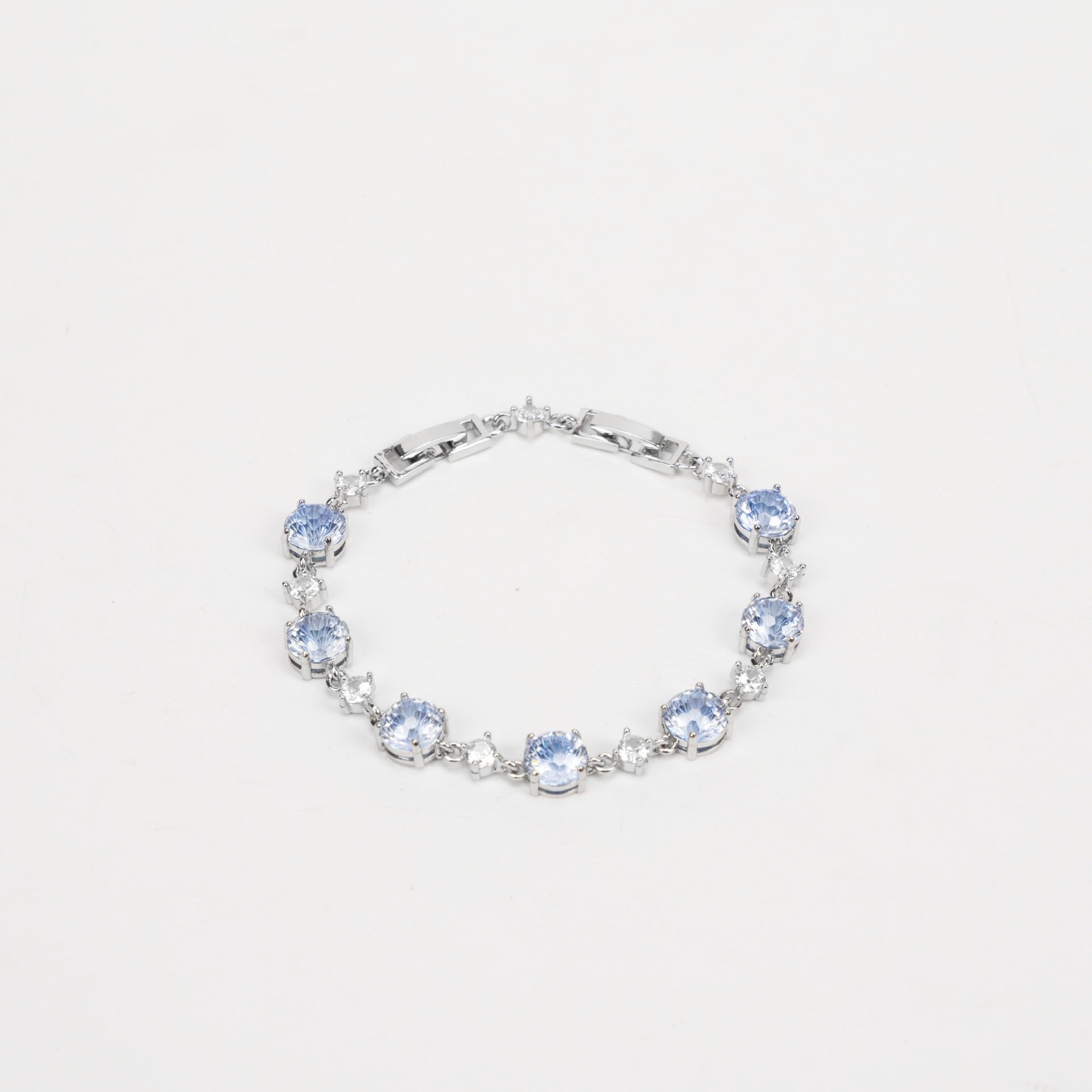 4 Single Color & Rainbow Firework Sparkle Tungsten Carbide Zirconia Tennis Bracelet