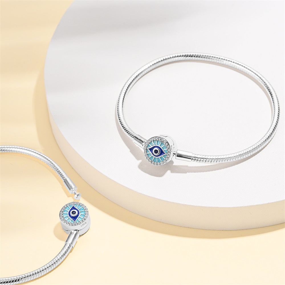 Minimalist Adjustable Chain Bracelet for Charms - Sterling Silver Plated