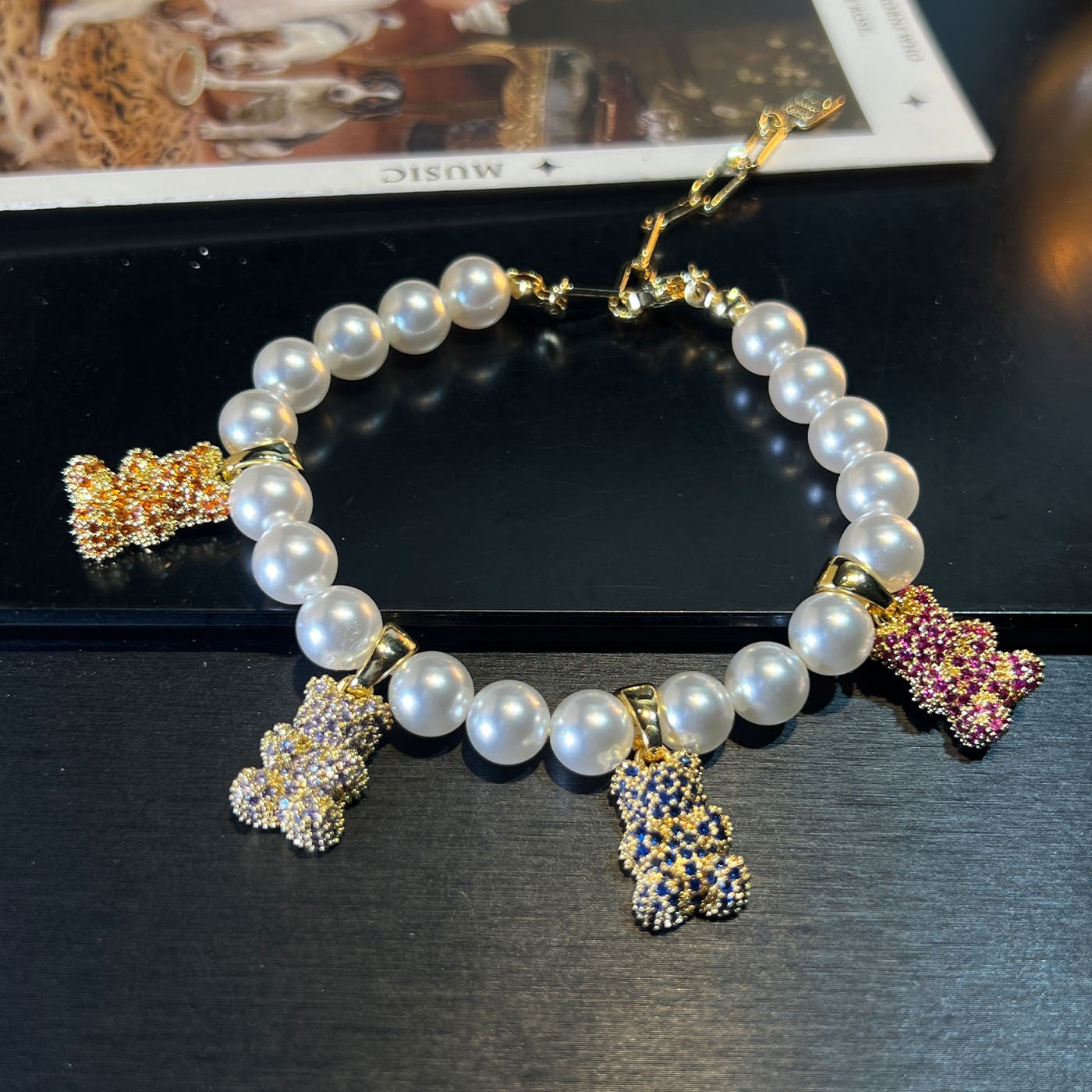 Pale Luna Marrakech Cub Collection: Micro-Pavé Zircon & Gold-Plated Jewelry