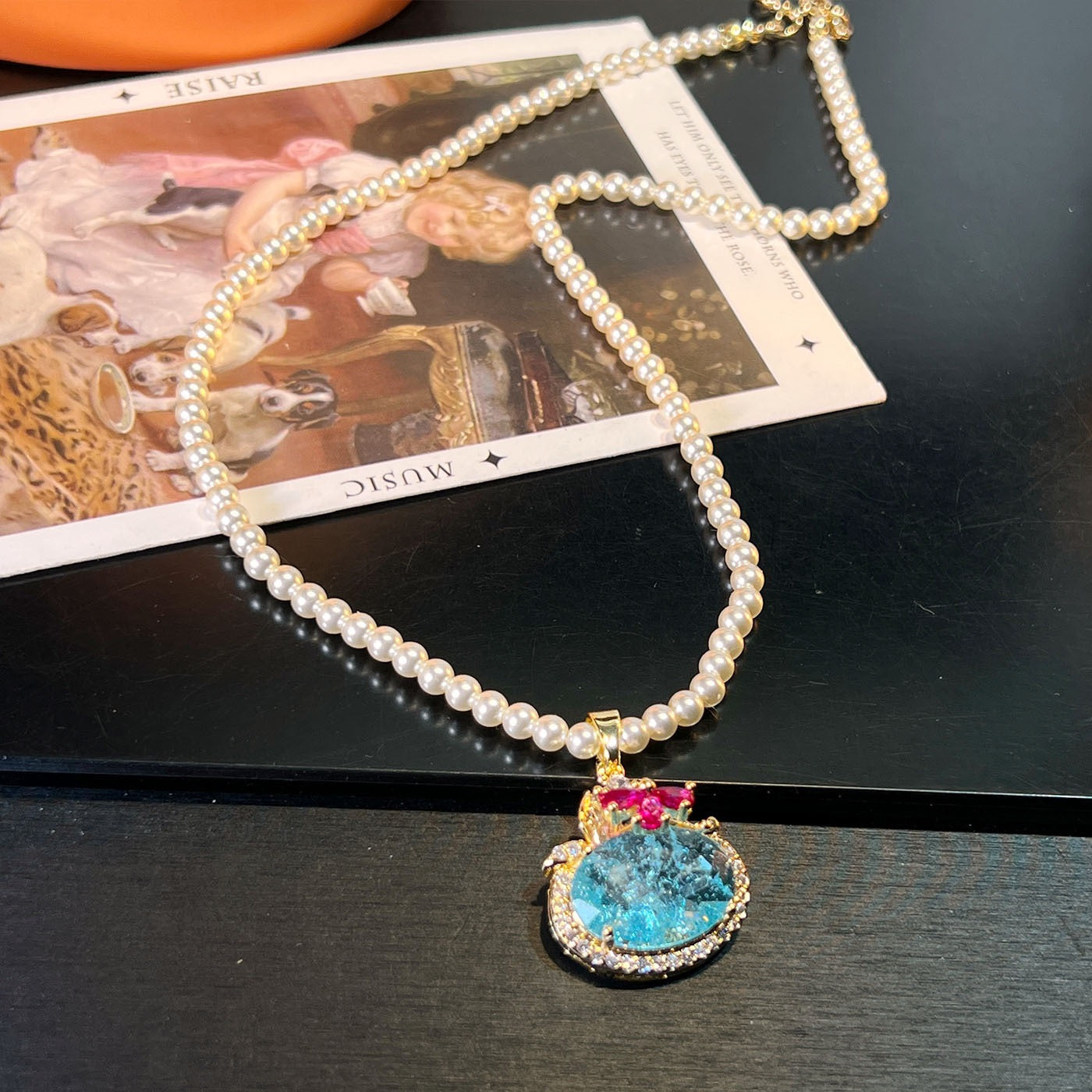 Ice Blue Duo – S925 Silver Earrings & Necklace Set | Paraiba Style Ice-Cut Zirconia