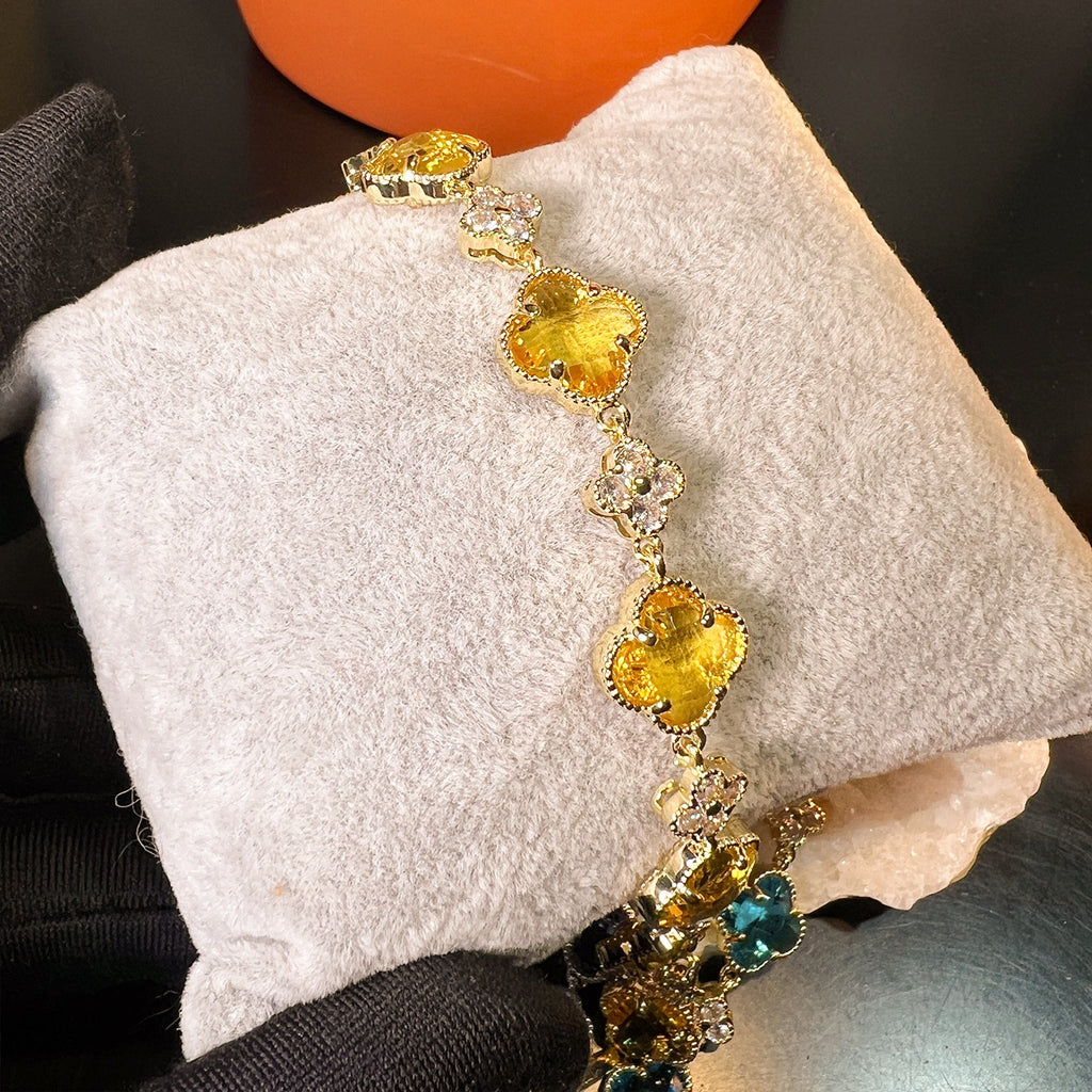 Summer Posy Bracelet – Stackable Crystal Jewelry