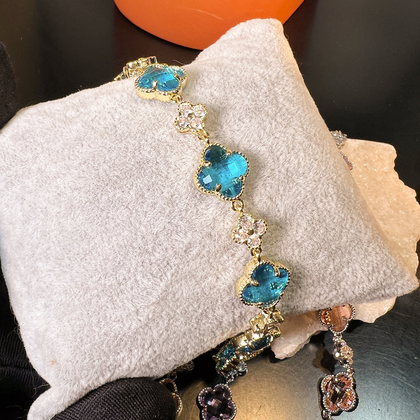 Summer Posy Bracelet – Stackable Crystal Jewelry