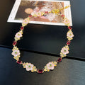 Vintage Floral Set – Necklace, Bracelet & Earrings