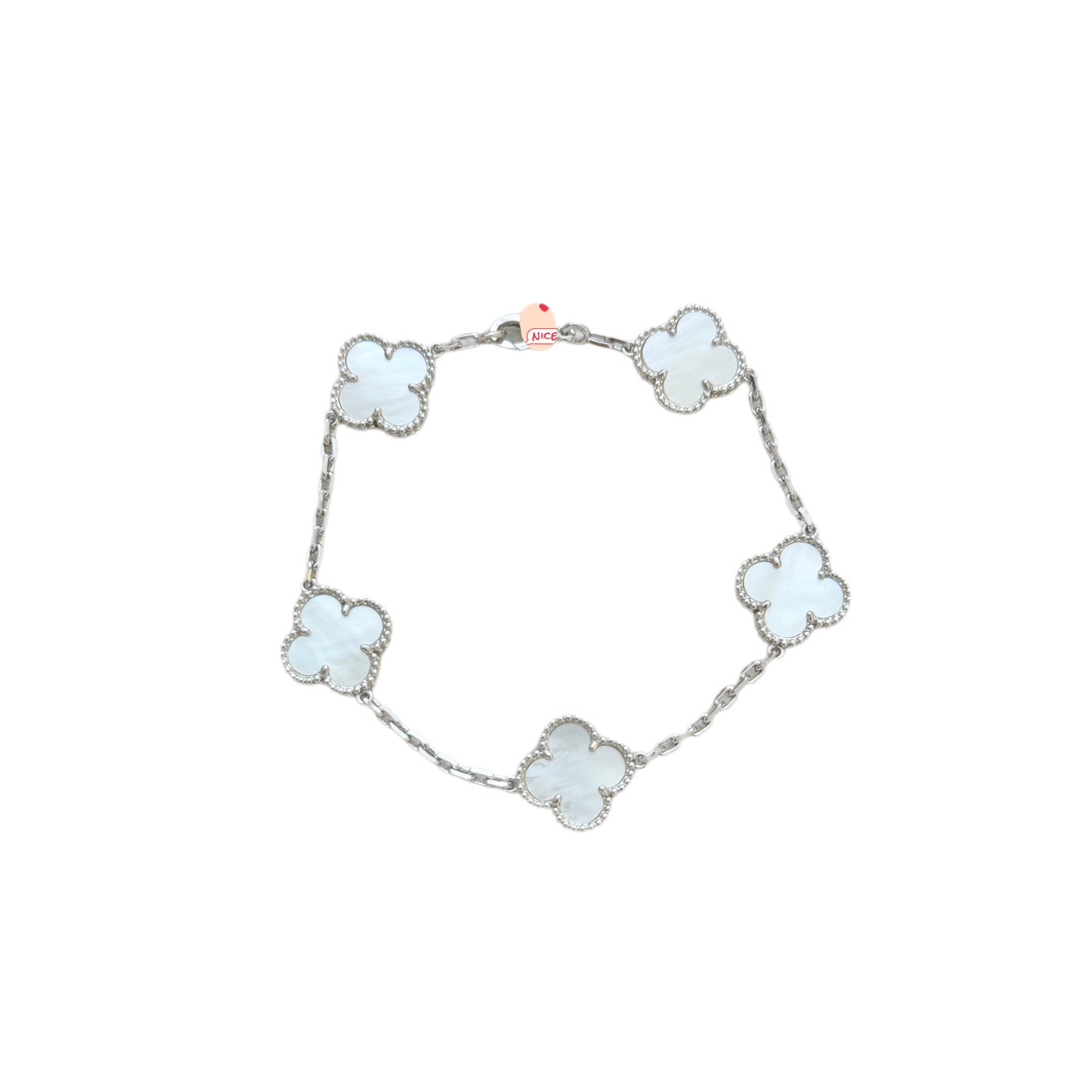 Classic Clover Bracelet – High-End CNC Clasp with Natural Stone Options