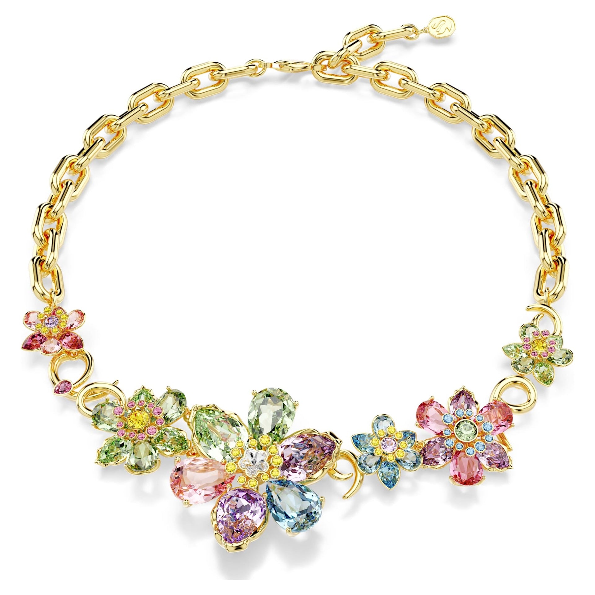 Floral Crystal Jewelry Collection – Light Luxury Accessories for Women