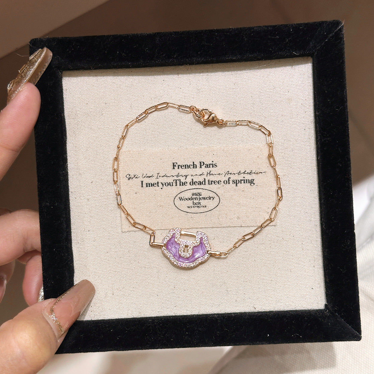 Luxury Brushed Pavé Bracelets – 58 Styles, Champagne Gold