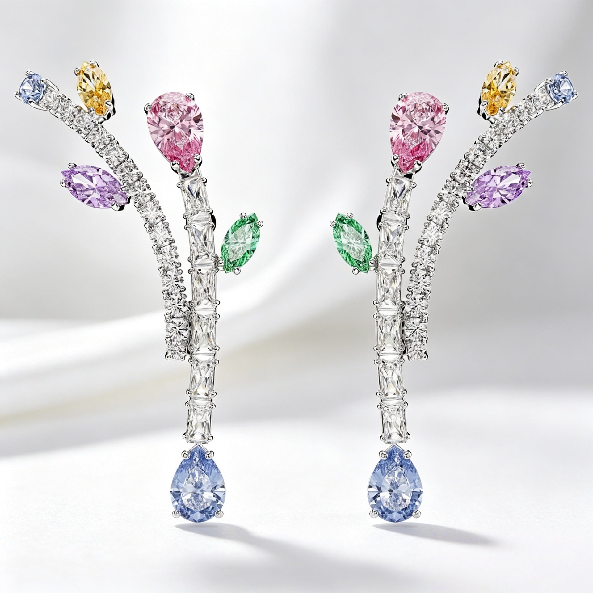 Unique Dragonfly Jewelry Set – Crystal Accessories for Special Occasions