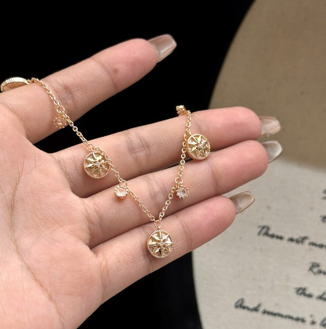 Luxury Brushed Pavé Bracelets – 58 Styles, Champagne Gold