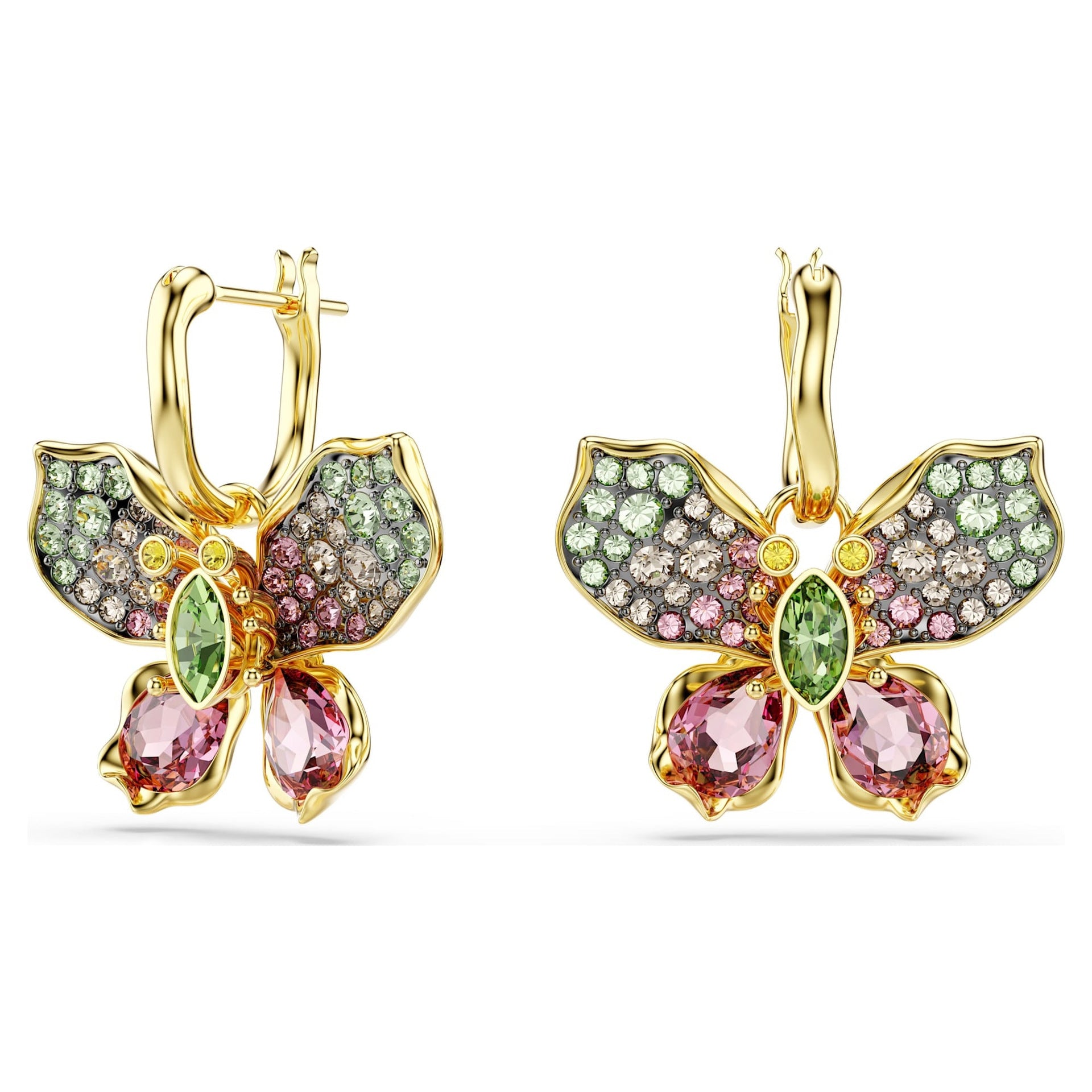 Floral Crystal Jewelry Collection – Light Luxury Accessories for Women