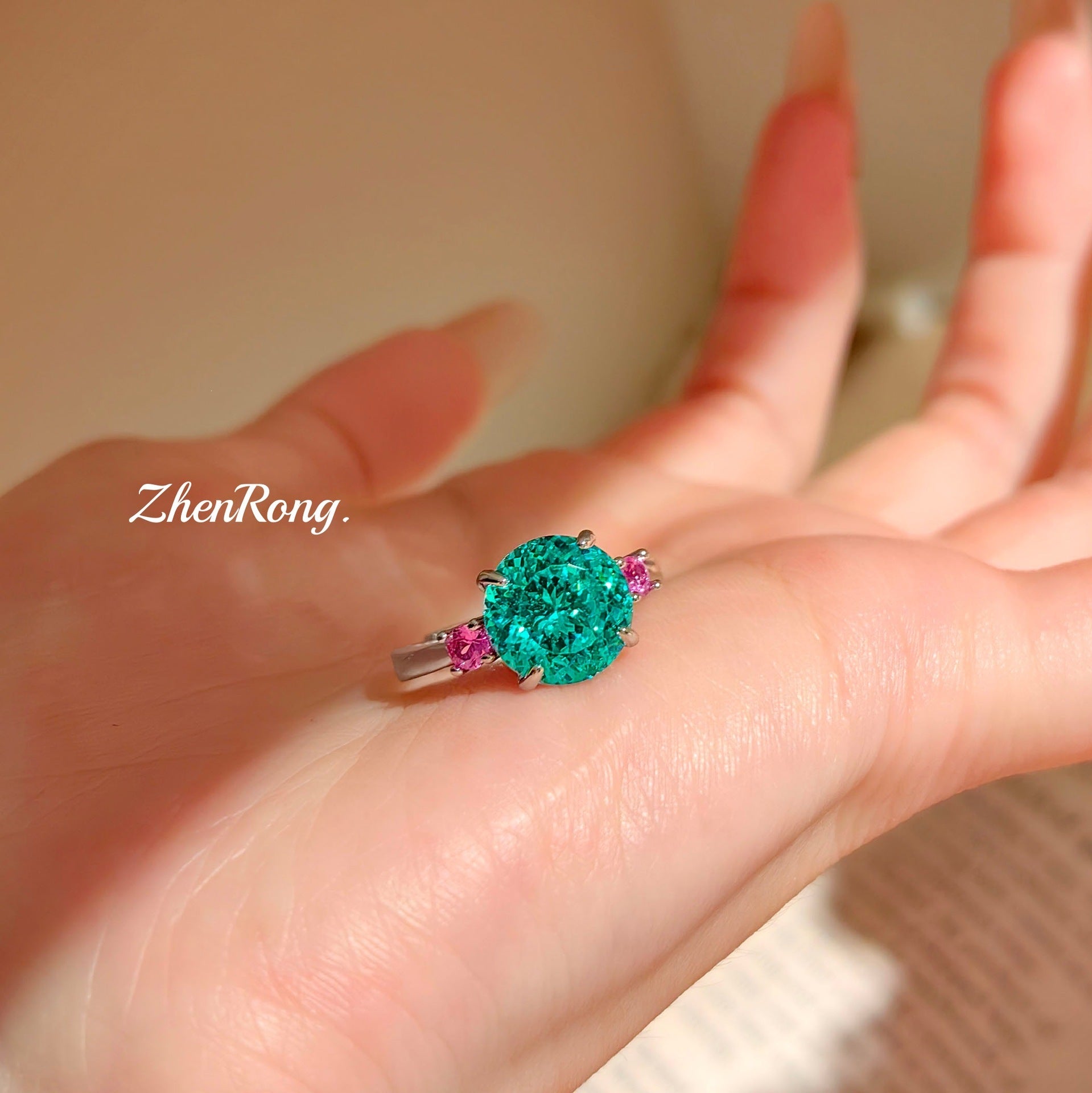 Fireworks Cut Gemstone Set – Tanzanite, Paraiba, Pink & Purple