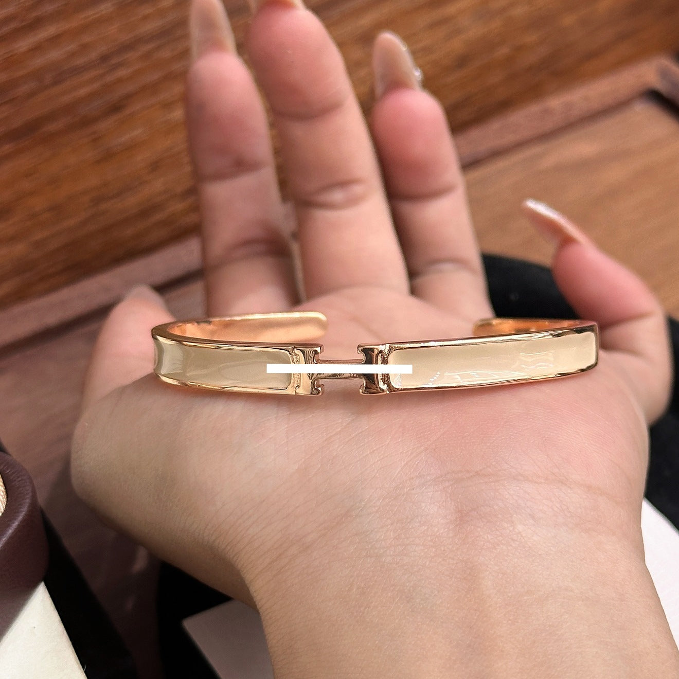 Luxury Brushed Pavé Bracelets – 58 Styles, Champagne Gold