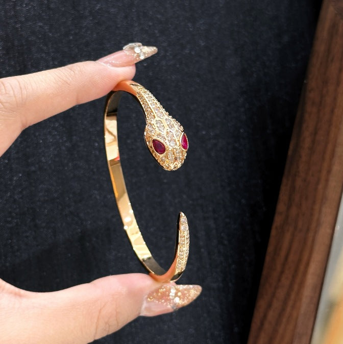 Luxury Brushed Pavé Bracelets – 58 Styles, Champagne Gold
